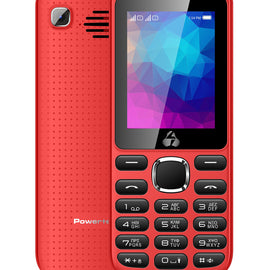 POWERTECH Mobile Phone PTM-08, Dual Sim, Multimedia, 2800mAh, Red