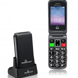 POWERTECH Mobile Phone Sentry III PTM-10, SOS Call, with flashlight, black