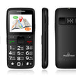 POWERTECH Mobile Phone Sentry GPS, SOS Call, Dual Sim, with flashlight, black