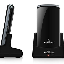 POWERTECH Mobile Phone Sentry III PTM-10, SOS Call, with flashlight, black