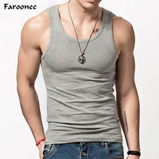 Faroonee Brand Clothing Men's O neck Sleeveless