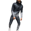 LASPERAL 2 Pieces Zipper Tracksuit Men Set