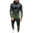 LASPERAL 2 Pieces Zipper Tracksuit Men Set