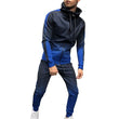 LASPERAL 2 Pieces Zipper Tracksuit Men Set