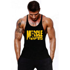 Muscleguys Cotton Gyms Tank Tops Men Sleeveless