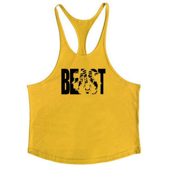 Muscleguys Cotton Gyms Tank Tops Men Sleeveless