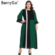 BerryGo Women dresses Elegant flare sleeve